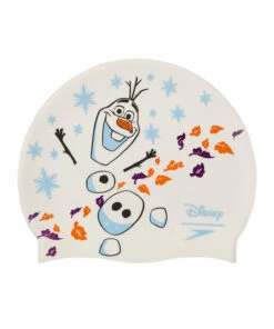 SPEEDO 【FROZEN 2】OLAF JUNIOR (AGED 6-14) SILICONE CAP WHITE
