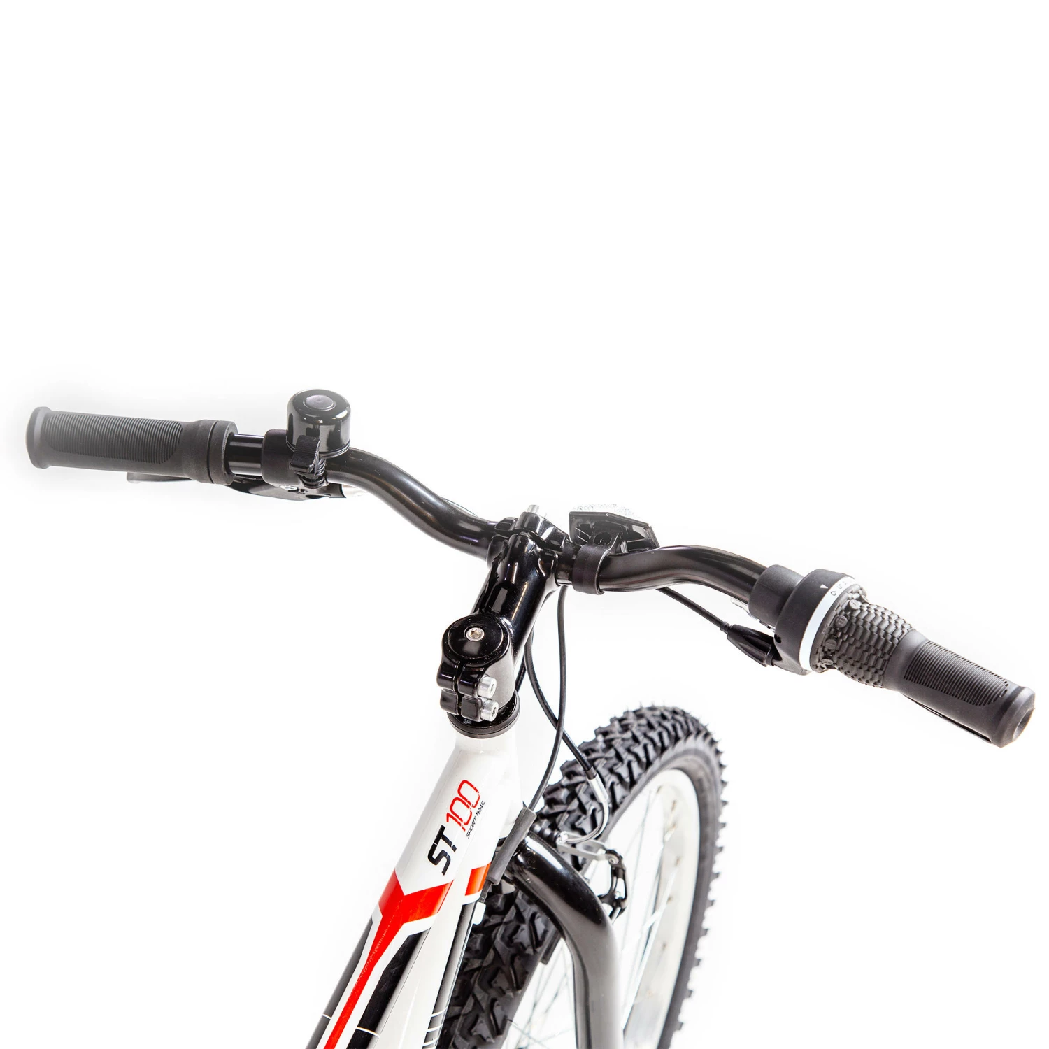 BTWIN 24" ST 100 Kid MTB with Kickstand Snow white 3 BTWIN 24" ST 100 Kid MTB with Kickstand Snow white - Image 3