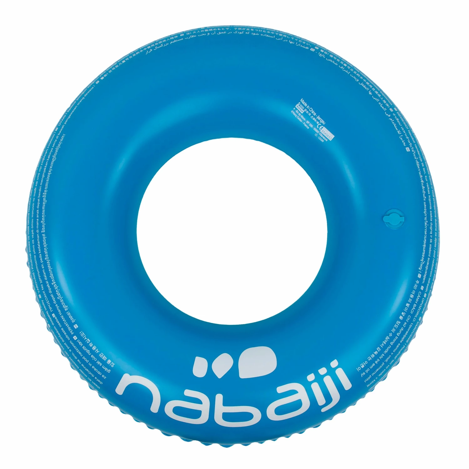 NABAIJI Inflatable buoy "ALL TROPI" large size 92 cm with comfort handles Blue GREEN 5 NABAIJI Inflatable buoy "ALL TROPI" large size 92 cm with comfort handles Blue GREEN - Image 5