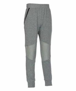 DOMYOS Boys' Wide Light Breathable Cotton Gym Bottoms 500 Navy blue/BLACK -Artengo Kids Online Store kd4aea007a2f221cadb68c8805afd28ad