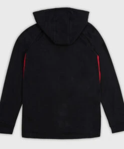 TARMAK Boys'/Girls' Long-Sleeved Hooded T-Shirt/Jersey TS500LS BLACK/RED 9 TARMAK Boys'/Girls' Long-Sleeved Hooded T-Shirt/Jersey TS500LS BLACK/RED -Artengo Kids Online Store kd5ba836f3141a9429f230c0398b7a957