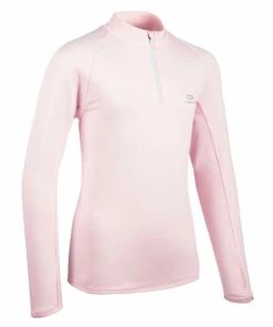 Artengo Kids Online Store 22 KALENJI AT 100 Kids' Athletics Warm ½-Zip LS Jersey Bright indigo/Faded denim