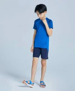 DOMYOS Boys' Light Breathable Gym T-Shirt S580 Royal blue/Navy blue -Artengo Kids Online Store kd769bb6cd2c13ed7947bc0b69769711c scaled