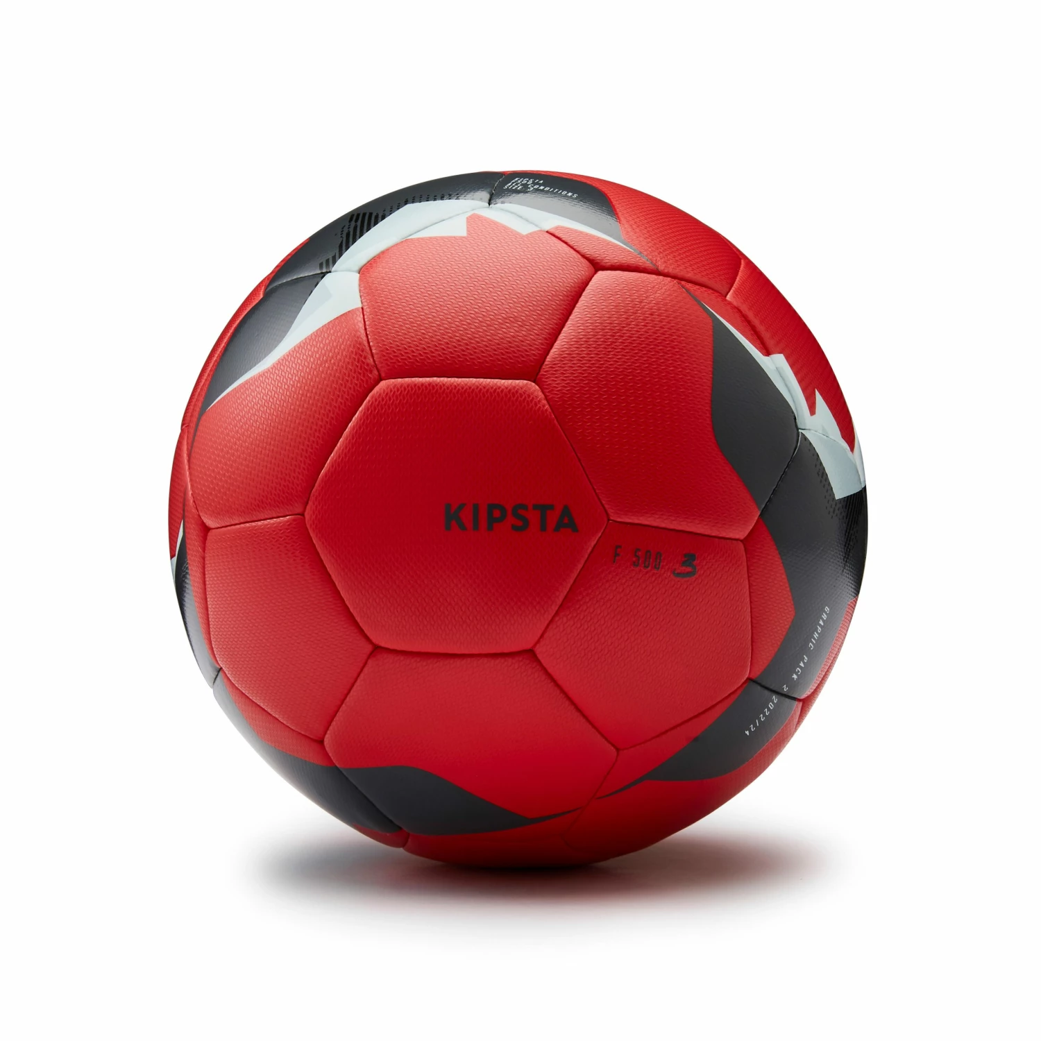 KIPSTA Hybrid Football F500 Size 3 Fluo peach 2 KIPSTA Hybrid Football F500 Size 3 Fluo peach - Image 2