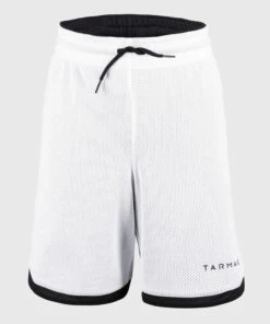 TARMAK Kids' Reversible Basketball Shorts SH500R BLACK/WHITE 14 TARMAK Kids' Reversible Basketball Shorts SH500R BLACK/WHITE -Artengo Kids Online Store kd93dc680f365f1540fb1b9c208bd37c5