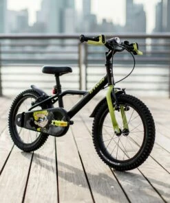 BTWIN 16" Dark Hero BLACK/Fluo lime yellow 11 BTWIN 16" Dark Hero BLACK/Fluo lime yellow -Artengo Kids Online Store kd9ec8829f70cf3973c9173282723f8b9 scaled