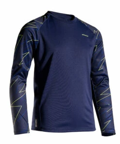 ARTENGO Boys' Thermal T-Shirt Navy blue