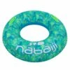 NABAIJI Inflatable buoy "ALL TROPI" large size 92 cm with comfort handles Blue GREEN