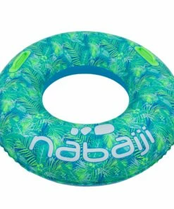 NABAIJI Inflatable buoy "ALL TROPI" large size 92 cm with comfort handles Blue GREEN