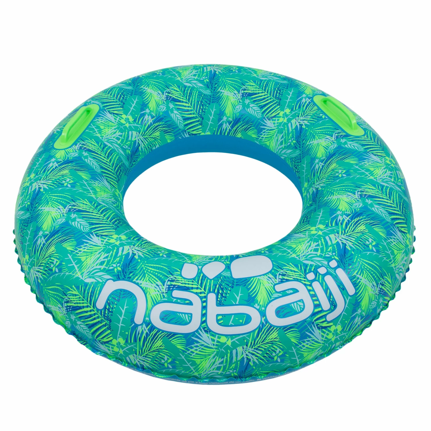 NABAIJI Inflatable buoy "ALL TROPI" large size 92 cm with comfort handles Blue GREEN 1 NABAIJI Inflatable buoy "ALL TROPI" large size 92 cm with comfort handles Blue GREEN