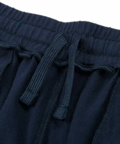 DOMYOS Boys' Wide Light Breathable Cotton Gym Bottoms 500 Navy blue/BLACK -Artengo Kids Online Store kdce9e9edad10c1925d6c260e64da0e02