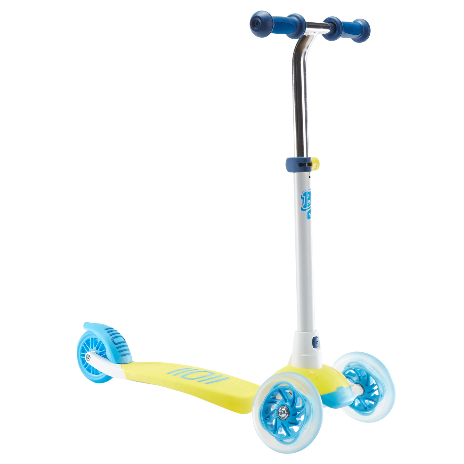 OXELO B1 500 V2 Kids' Scooter Daybreak yellow/LIGHT BLUE 2 OXELO B1 500 V2 Kids' Scooter Daybreak yellow/LIGHT BLUE - Image 2