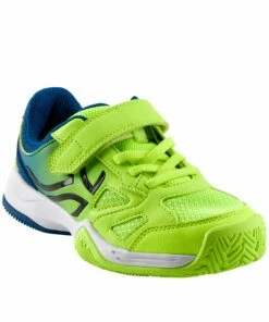 ARTENGO TS560 KD Kids' Tennis Shoes Teal green