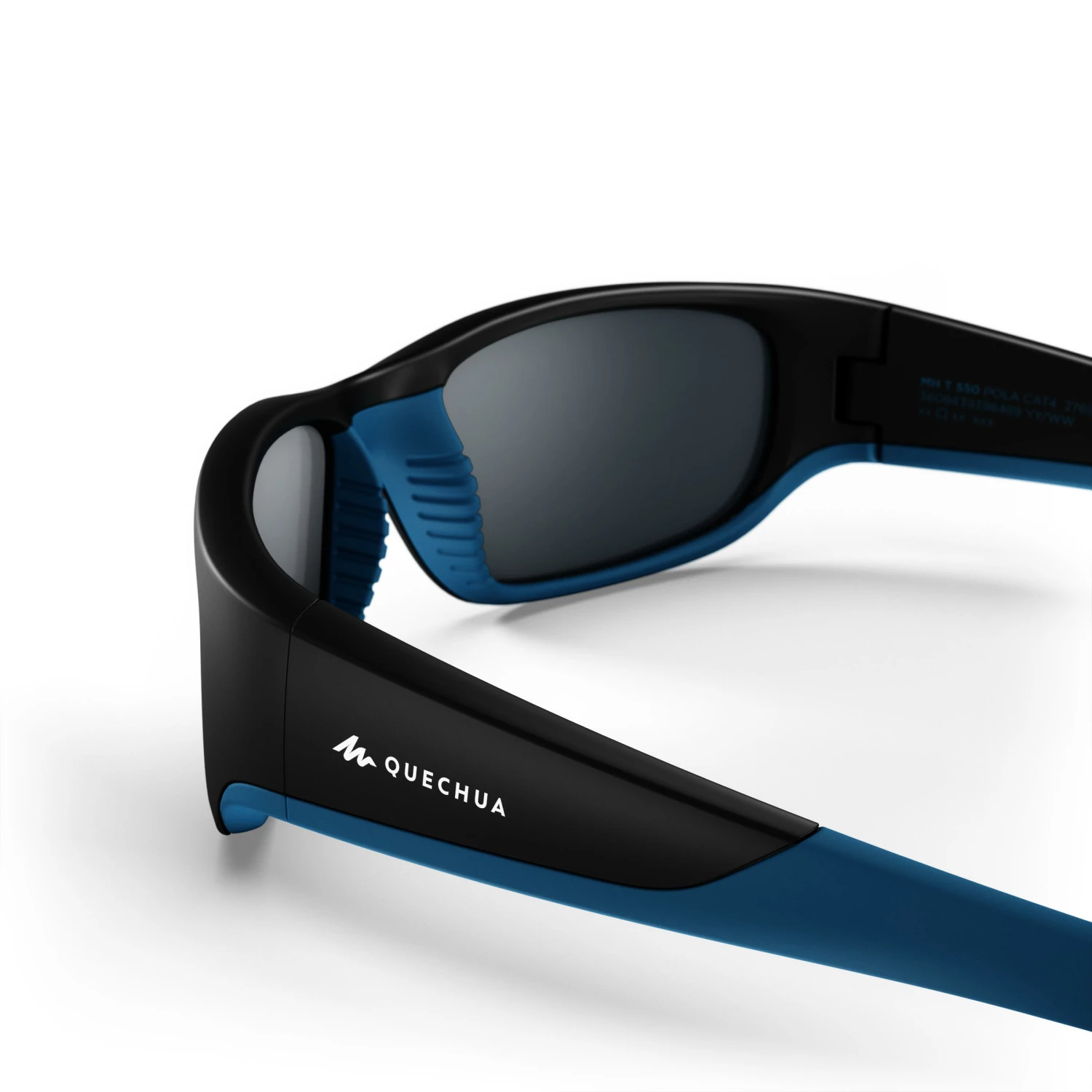 QUECHUA Kids Hiking Sunglasses BLACK/Electric blue 8 QUECHUA Kids Hiking Sunglasses BLACK/Electric blue - Image 8