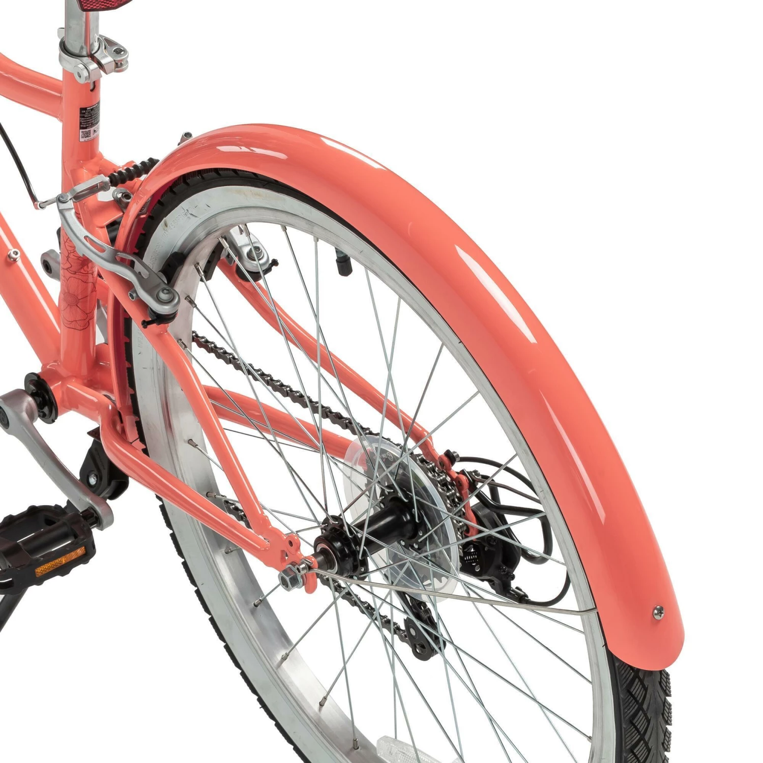 BTWIN RIVERSIDE 500 9-12ANS ROSE CN ORANGE 9 BTWIN RIVERSIDE 500 9-12ANS ROSE CN ORANGE - Image 9