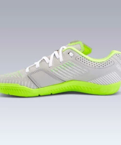 KIPSTA Kids' Futsal Shoes Ginka 500 Pale grey/Fluo lime yellow 18 KIPSTA Kids' Futsal Shoes Ginka 500 Pale grey/Fluo lime yellow -Artengo Kids Online Store ke22a4977795f01620f89eab360d25abb
