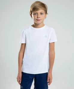 KALENJI AT 100 KIDS' ATHLETICS T-SHIRT Snow white -Artengo Kids Online Store ke32cb4624ea79432d19c9d9464ad81f4