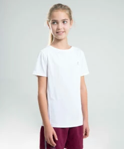 KALENJI AT 100 KIDS' ATHLETICS T-SHIRT Snow white -Artengo Kids Online Store ke35f1f06c62eabf2494e1e95e370a53a