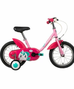 BTWIN 14" Unicorn LIGHT PINK/LIGHT GREEN/Blush pink