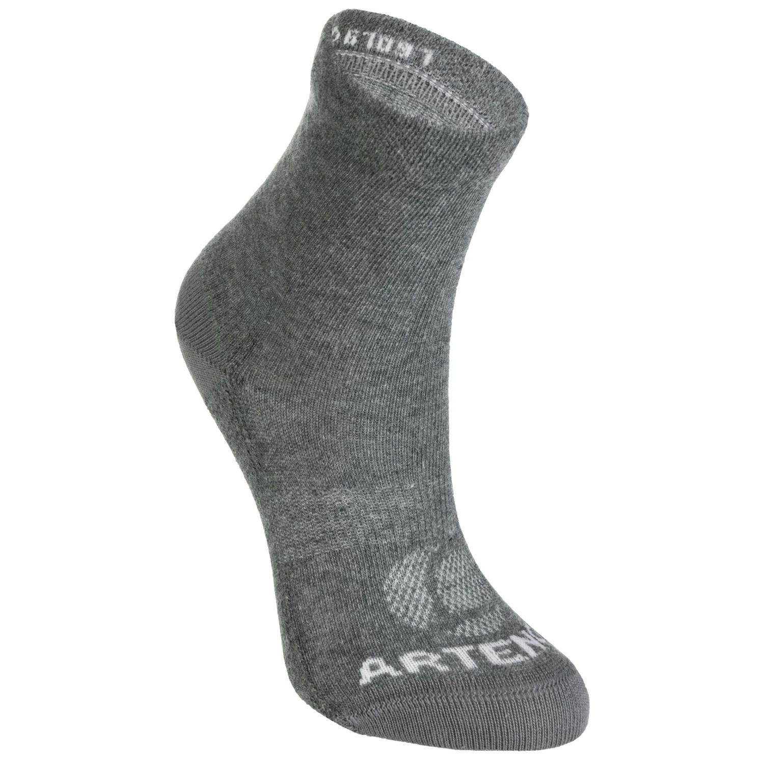 ARTENGO Kids' High Tennis Socks RS 160 Tri-Pack BLACK 5 ARTENGO Kids' High Tennis Socks RS 160 Tri-Pack BLACK - Image 5