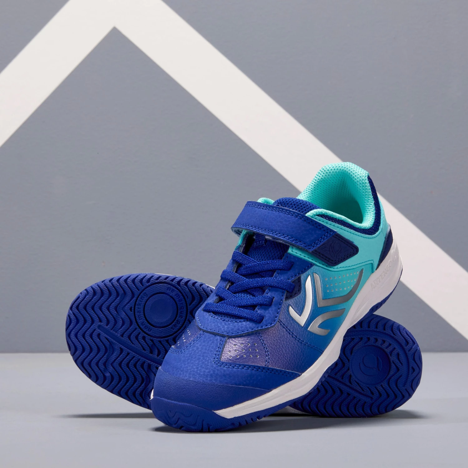 ARTENGO TS160 Kids' Tennis Shoes Snow white 12 ARTENGO TS160 Kids' Tennis Shoes Snow white - Image 12