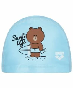 ARENA ARENA S21 K LINE FRIENDS 2WAY SILICONE CAP LIGHT BLUE BLUE