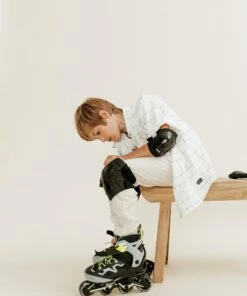 OXELO Fit 3 Kids' Inline Skates (4 Adjustable Sizes) Fluo lime yellow -Artengo Kids Online Store ke7979de16ac6e16ded6295bea4ebd7b4 scaled