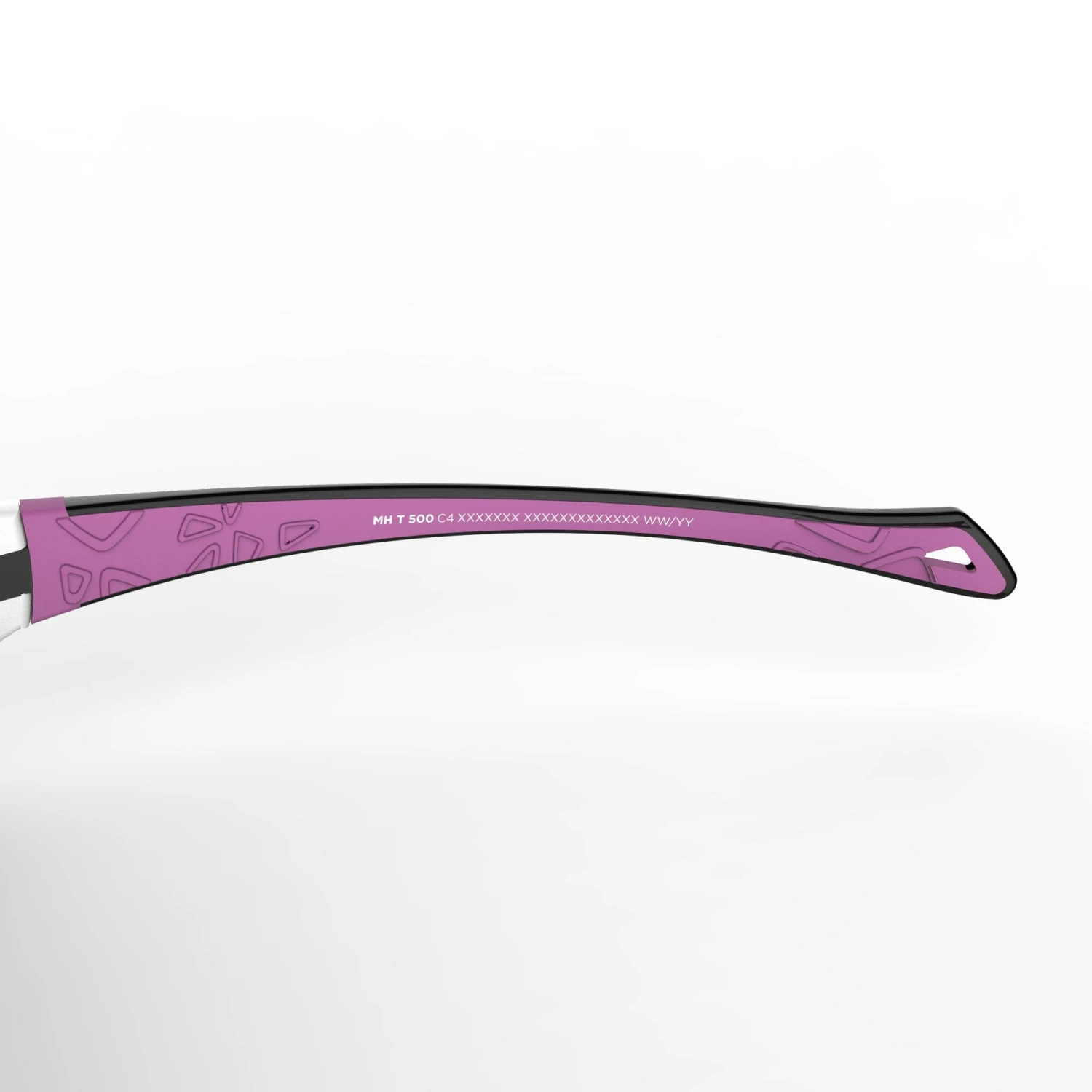 QUECHUA Kids' Hiking Sunglasses MH T500 Ages 6-10 PURPLE/Snow white/Charcoal grey 7 QUECHUA Kids' Hiking Sunglasses MH T500 Ages 6-10 PURPLE/Snow white/Charcoal grey - Image 7