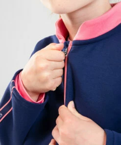 KALENJI Kids' Warm, Breathable Synthetic Zip-Up Sweatshirt S500 Galaxy blue/LIGHT PINK 15 KALENJI Kids' Warm, Breathable Synthetic Zip-Up Sweatshirt S500 Galaxy blue/LIGHT PINK -Artengo Kids Online Store kea048fa39d72fcf478f3dd0df97604d0