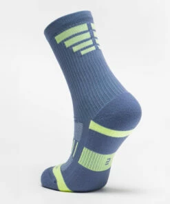 KUPIMA Kids' Running Socks AT 500 Comfort High 2-Pack Galaxy blue/BLUE -Artengo Kids Online Store kebde9834f58593cc66d87dc63d3059fb