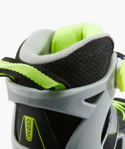 OXELO Fit 3 Kids' Inline Skates (4 Adjustable Sizes) Fluo lime yellow -Artengo Kids Online Store kec333741278291f5d8c4eaf27cb99b5a