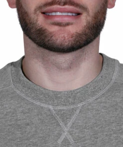 DOMYOS Crew Neck Gentle Gym Pilates Sweatshirt Pewter -Artengo Kids Online Store kec83aa20d8b1c642ddf090a538b9c70c