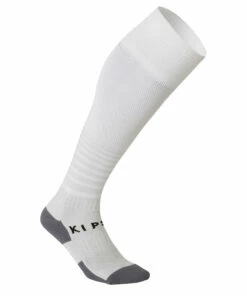 KIPSTA Kids' Striped Football Socks F500 Petrol blue