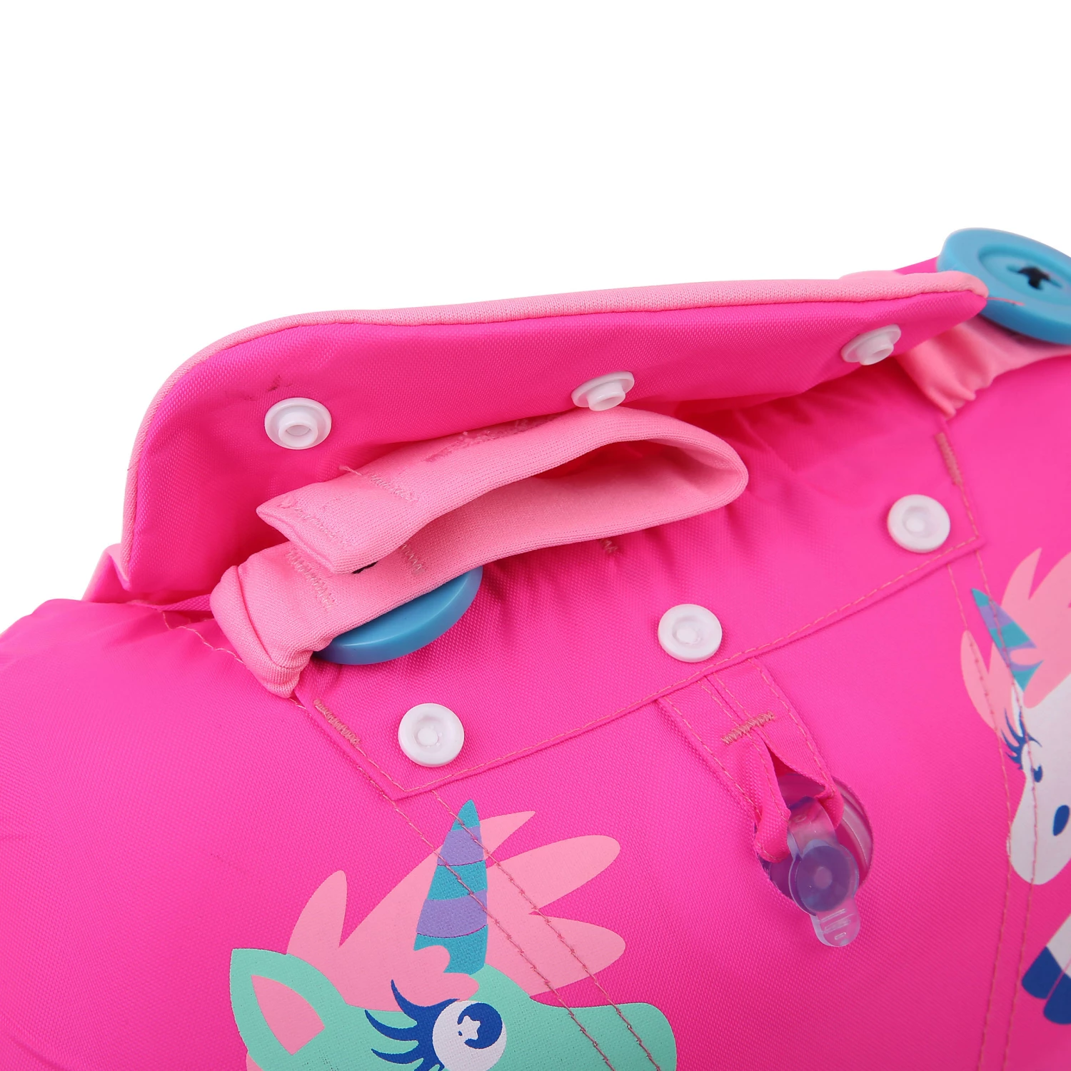 NABAIJI Kid's TISWIM progressive swimming armbands-waistband Purple "UNICORN" print Fluo lime/Turquoise blue 8 NABAIJI Kid's TISWIM progressive swimming armbands-waistband Purple "UNICORN" print Fluo lime/Turquoise blue - Image 8