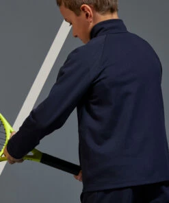 ARTENGO Boys' Thermal Jacket 500 Asphalt blue -Artengo Kids Online Store kf1a1531e295d672808641523f5cd6ded