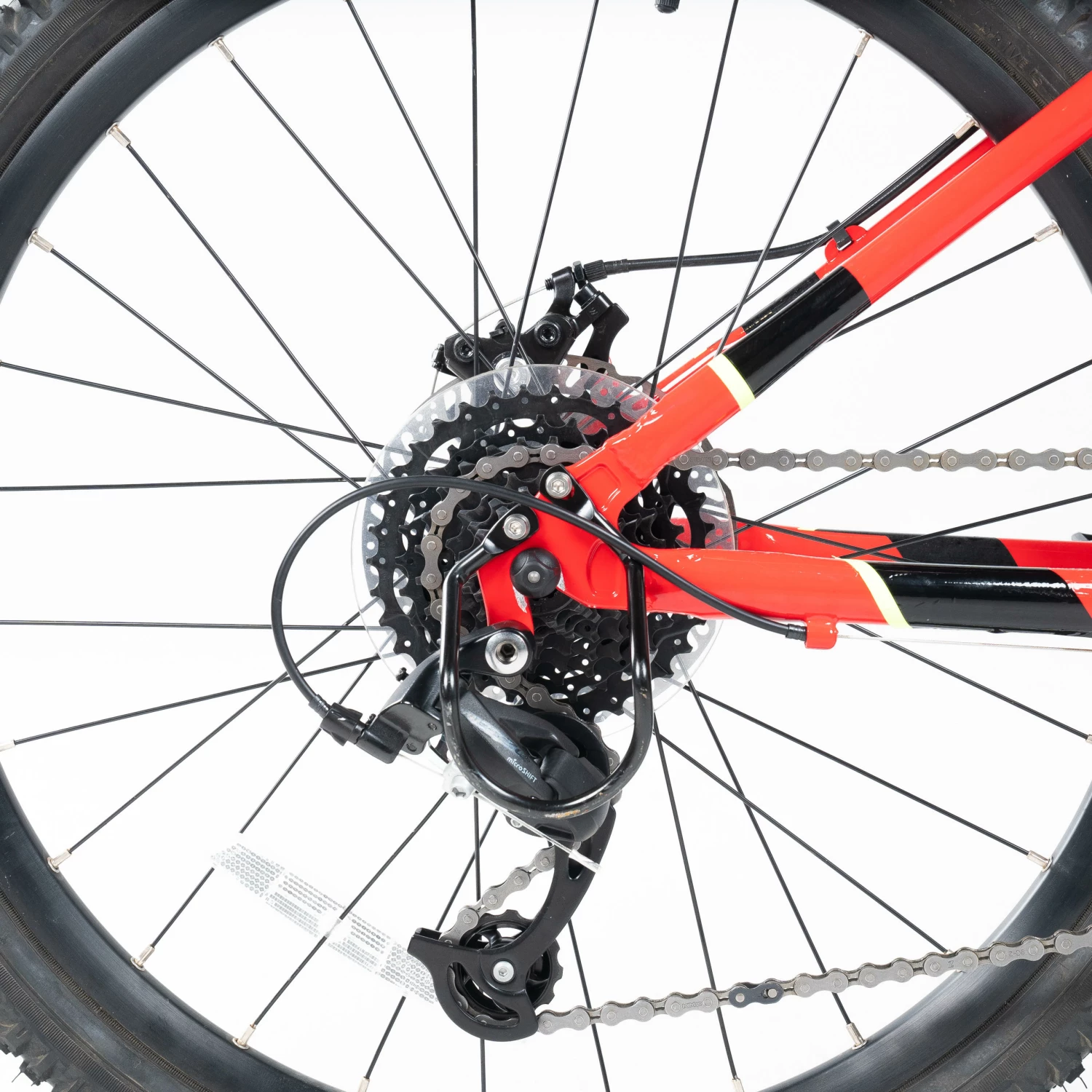 BTWIN 24" ST 900 Kid MTB Aluminium Bright red/BLACK/Fluo lime yellow 19 BTWIN 24" ST 900 Kid MTB Aluminium Bright red/BLACK/Fluo lime yellow - Image 19