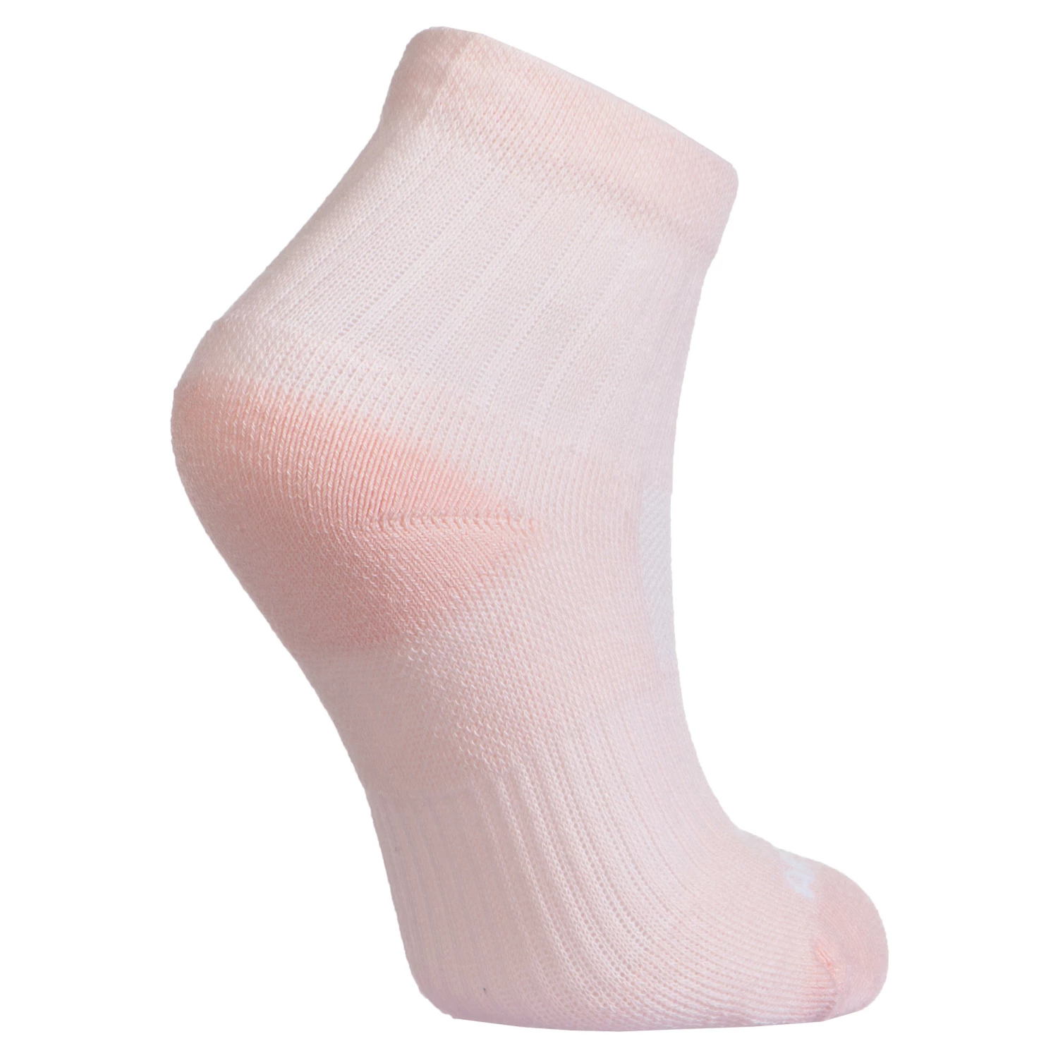 ARTENGO Kids' Tennis Socks RS 500 Mid Tri-Pack Fluo pale peach/Snow white 6 ARTENGO Kids' Tennis Socks RS 500 Mid Tri-Pack Fluo pale peach/Snow white - Image 6