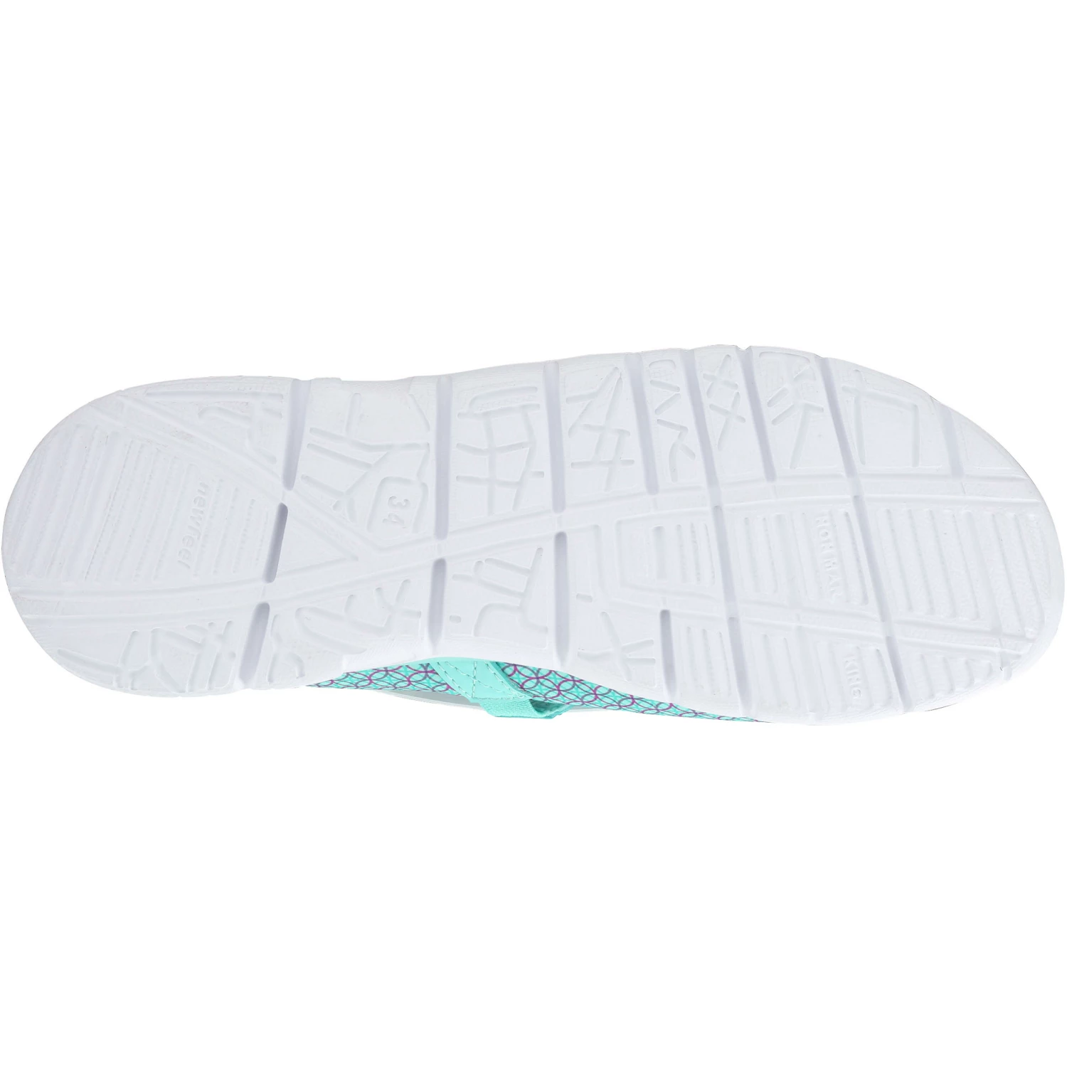 NEWFEEL Children's Fitness Walking Ballerina Pumps Aqua/Bright pink 10 NEWFEEL Children's Fitness Walking Ballerina Pumps Aqua/Bright pink - Image 10