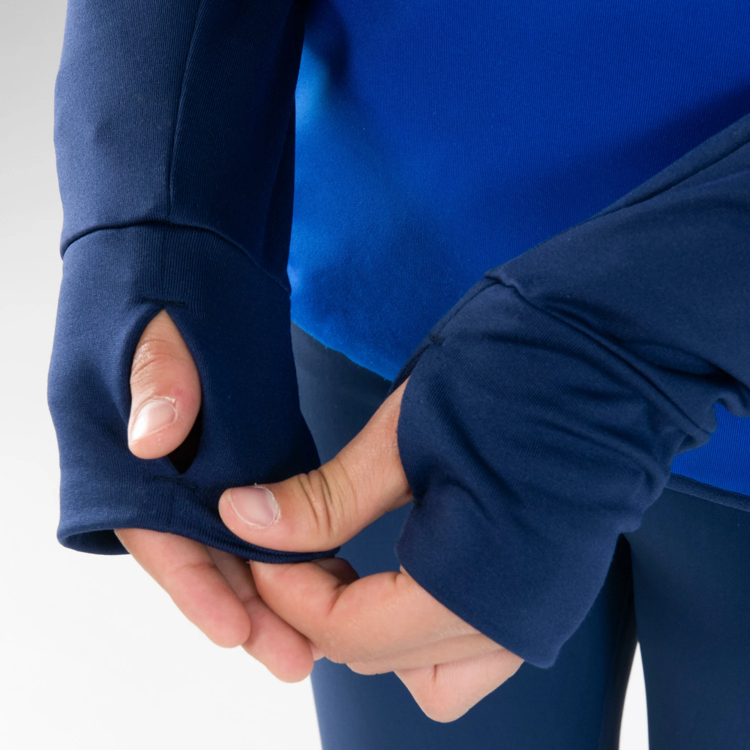 KALENJI AT 500 Kid's Athletics Long-Sleeved Cold Weather Jersey Galaxy blue/Bright indigo 8 KALENJI AT 500 Kid's Athletics Long-Sleeved Cold Weather Jersey Galaxy blue/Bright indigo - Image 8