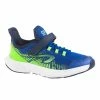 KALENJI KIDS' RUNNING SHOES Bright indigo/Fluo lime/Galaxy blue
