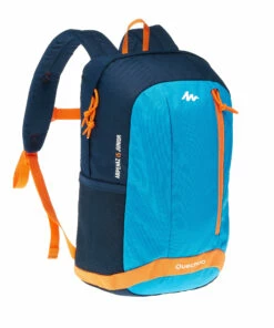 QUECHUA Kids&rsquo; Hiking rucksack MH500 15 Litres blue Pacific blue/Navy blue