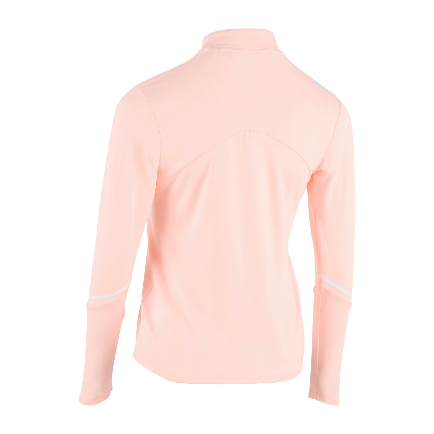 ARTENGO Girls' Long-Sleeved Tennis T-Shirt TTS TH500 Fluo pale peach 2 ARTENGO Girls' Long-Sleeved Tennis T-Shirt TTS TH500 Fluo pale peach - Image 2