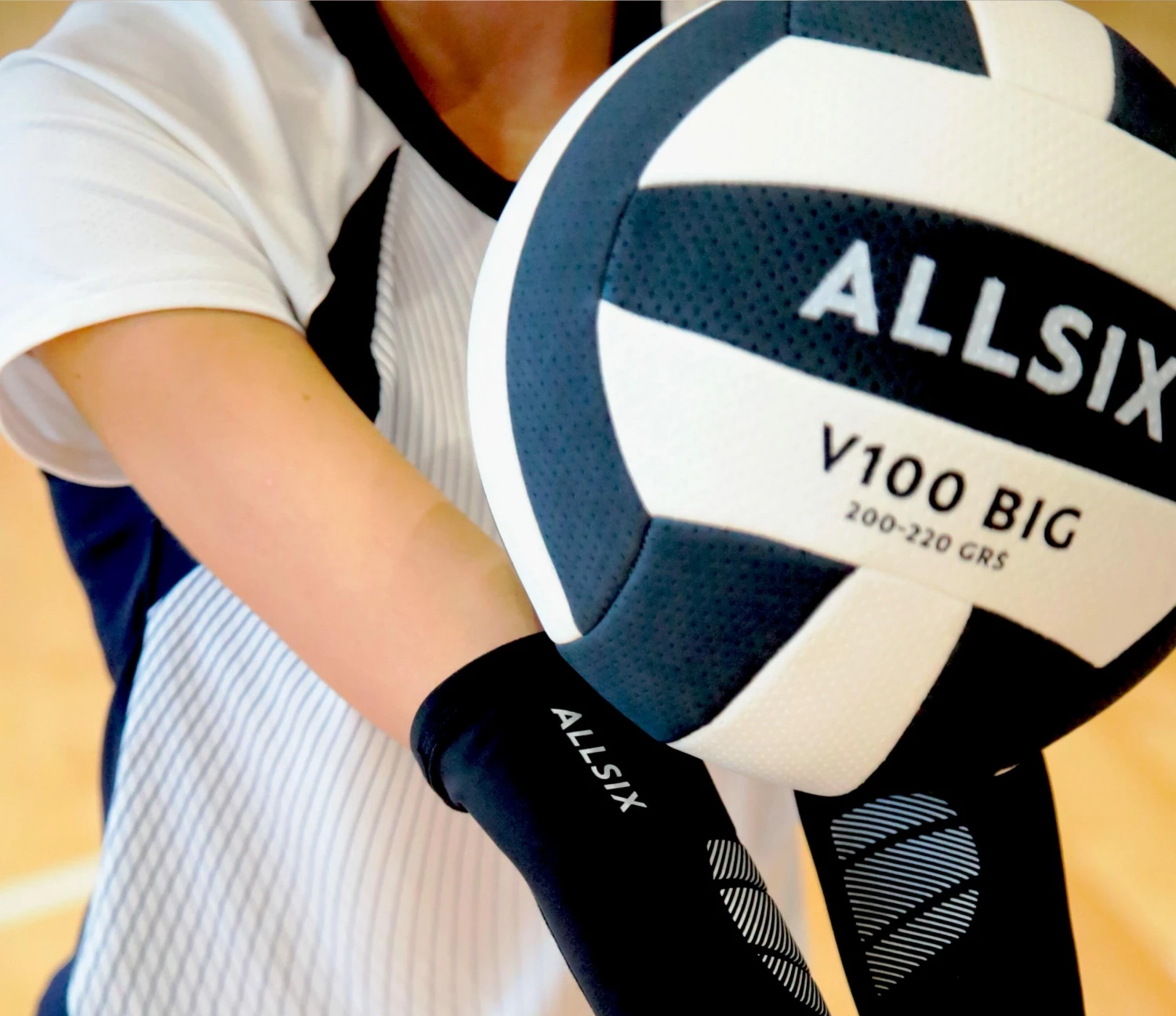 ALLSIX Volleyball VBB100 DARK BLUE/WHITE 2 ALLSIX Volleyball VBB100 DARK BLUE/WHITE - Image 2