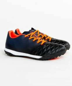 Artengo Kids Online Store 26 KIPSTA Kids' Hard Ground Football Boots Agility 540 HG Navy blue/Fluo blood orange